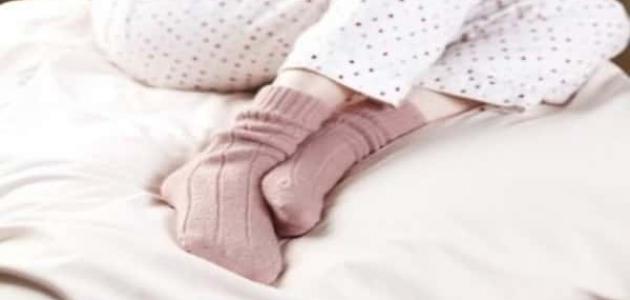 علاج برودة القدمين للحامل