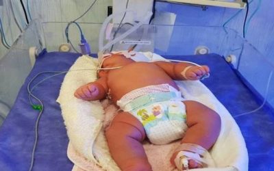 ولادة اثقل طفل في ايران بزنة 5.8 كغم